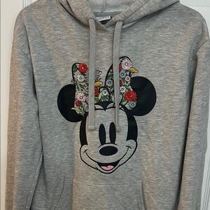Disney Gray Hoodie with Mickey Mouse Design